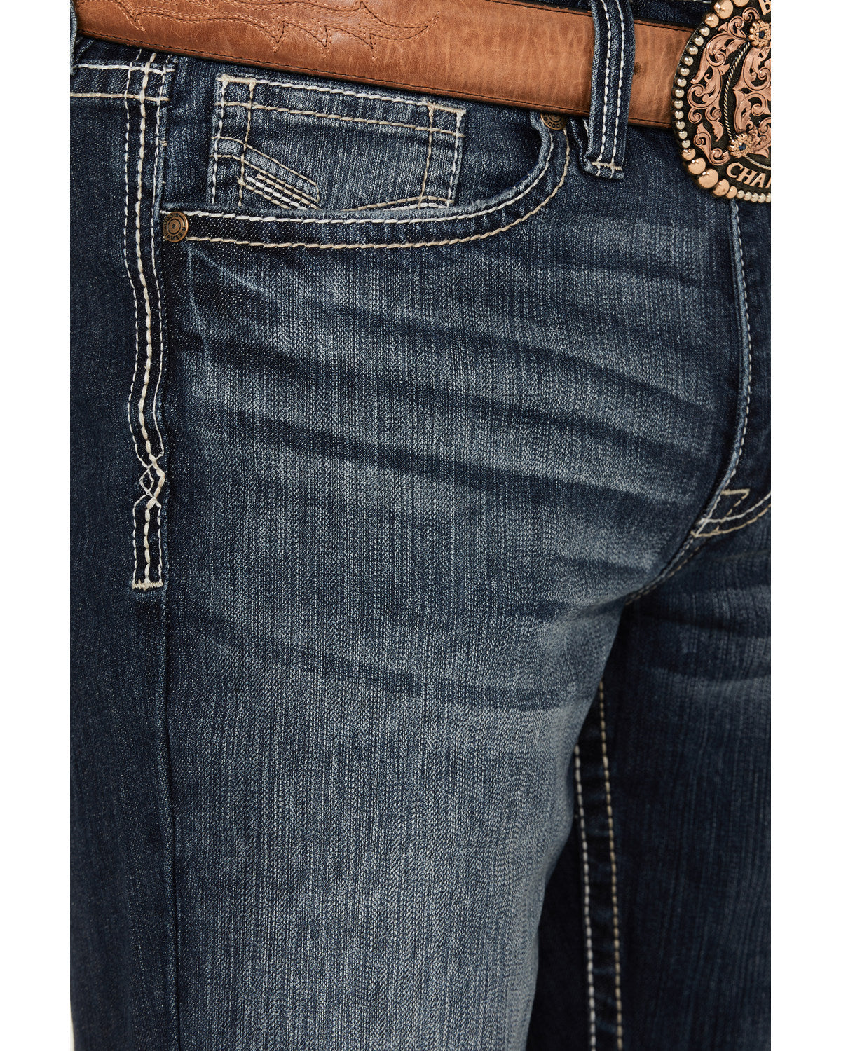 Cody James Men's Moonlight Wash Duke Relaxed Bootcut Stretch Denim Jea