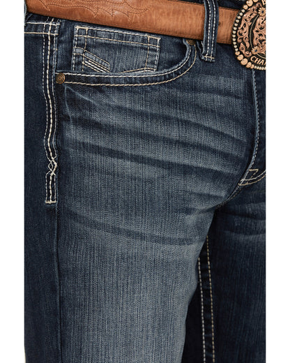 Cody James Men's Moonlight Wash Duke Relaxed Bootcut Stretch Denim Jea