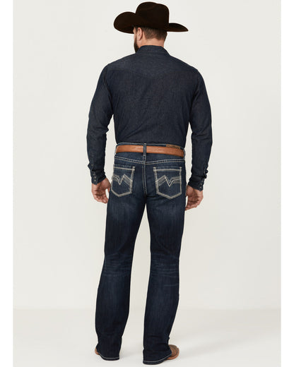 Cody James Men's Moonlight Wash Duke Relaxed Bootcut Stretch Denim Jea
