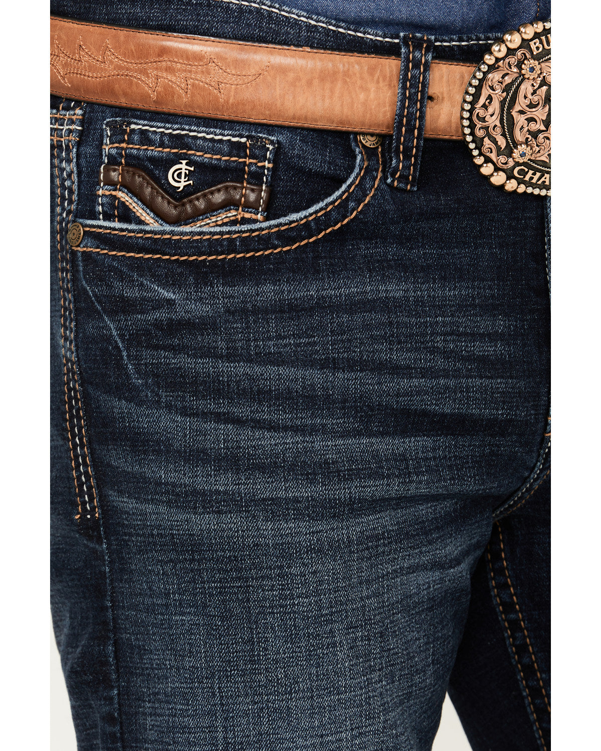 Cody James Men's Palomino Wash Duke Relaxed Bootcut Stretch Denim Jean