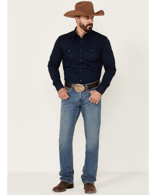 Cody James Men's Roughstock Wash Jackson Slim Straight Rigid Denim Jea