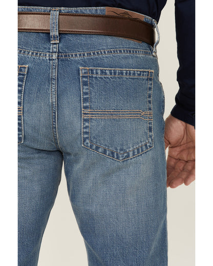 Cody James Men's Roughstock Wash Jackson Slim Straight Rigid Denim Jea