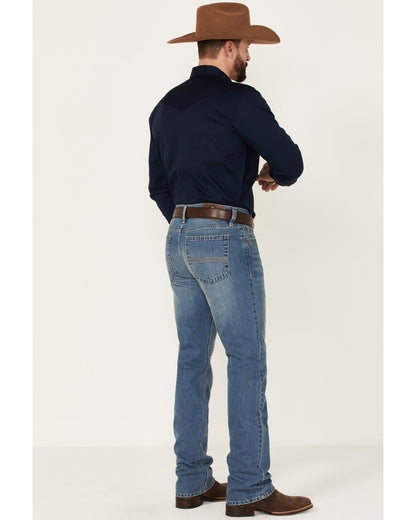 Cody James Men's Roughstock Wash Jackson Slim Straight Rigid Denim Jea