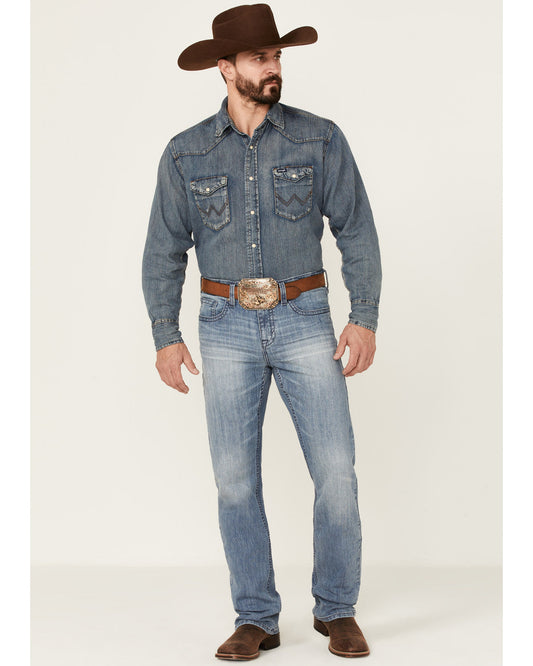 Cody James Men's Buckskin Wash Jackson Slim Straight Stretch Denim Jea