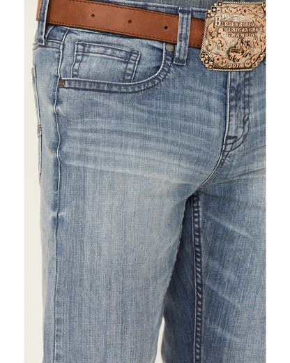 Cody James Men's Buckskin Wash Jackson Slim Straight Stretch Denim Jea