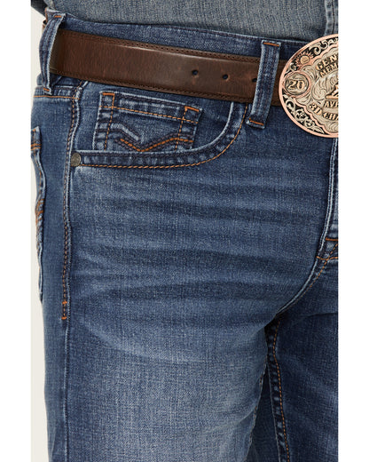 Cody James Men's Hazer Wash Jackson Slim Straight Stretch Denim Jeans