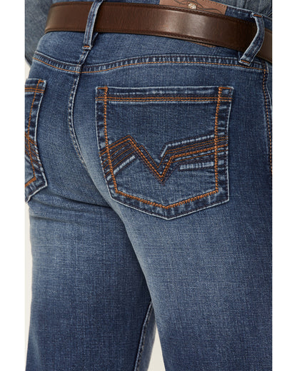 Cody James Men's Hazer Wash Jackson Slim Straight Stretch Denim Jeans