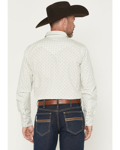 Cody James Men's Rocky Range Paisley Print Long Sleeve Snap Western Sh