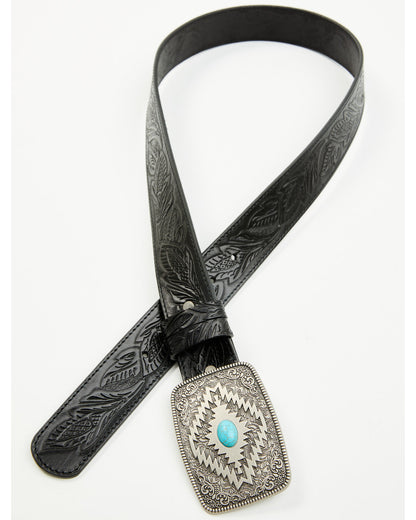 Cody James Men's Palmer Tooled Leather Belt