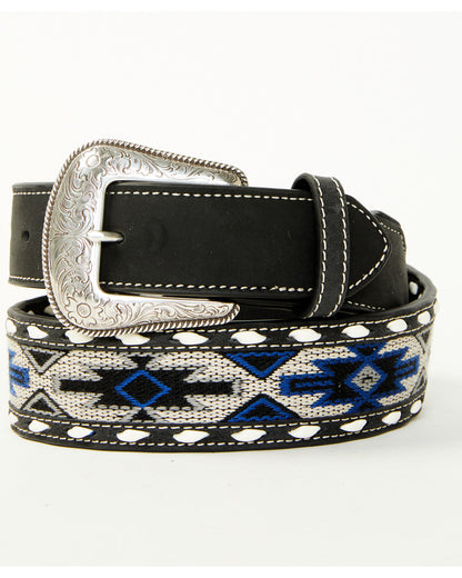 Cody James Men's Southwestern Inlay Tapered Belt