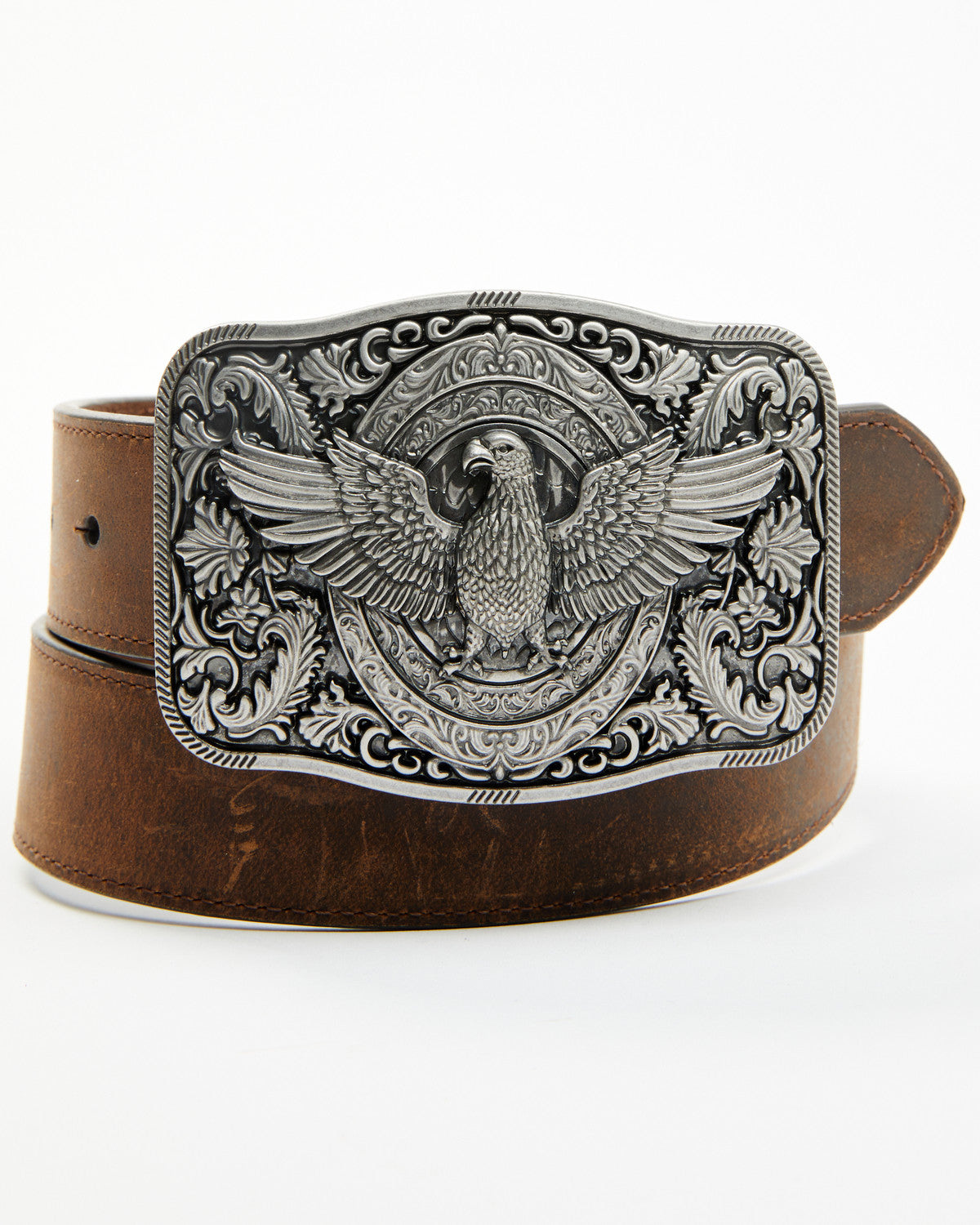 Cody James Men's Lawson Eagle Buckle Belt