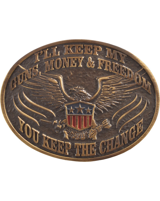 Cody James Men's I'll Keep My Guns Belt Buckle