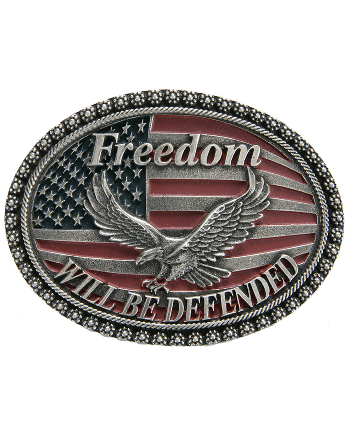 Cody James Men's Freedom Will Be Defended Belt Buckle