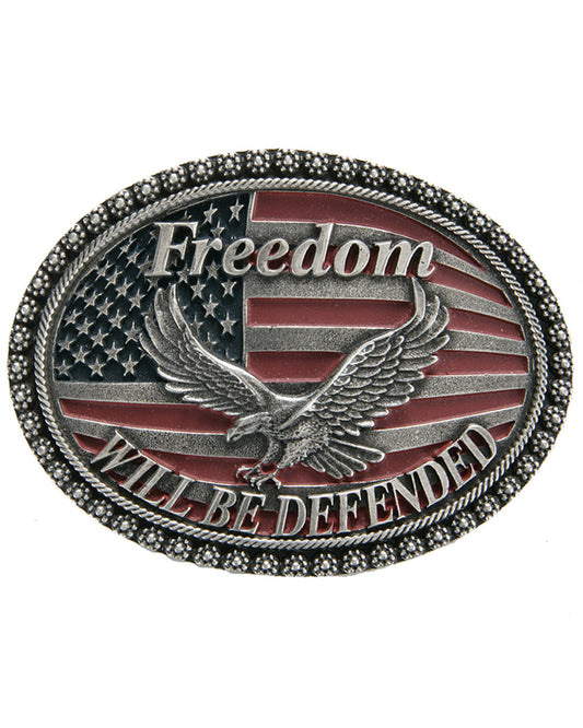 Cody James Men's Freedom Will Be Defended Belt Buckle
