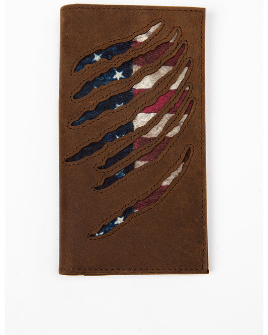 Cody James Men's Americana Leather Checkbook Wallet