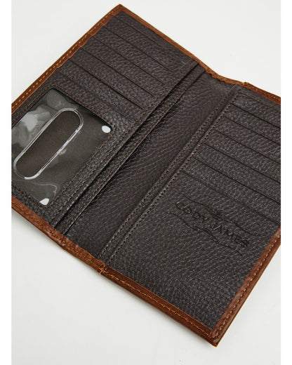 Cody James Men's Prescott Tooled Leather Concho Bifold Rodeo Wallet