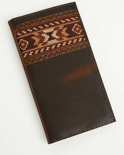 Cody James Men's Needlepoint Inlay Rodeo Wallet