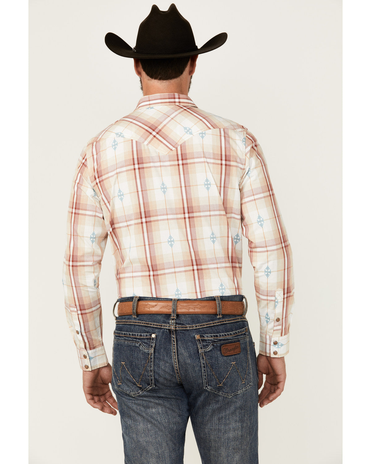 Cody James Men's Samba Plaid Print Long Sleeve Snap Western Shirt