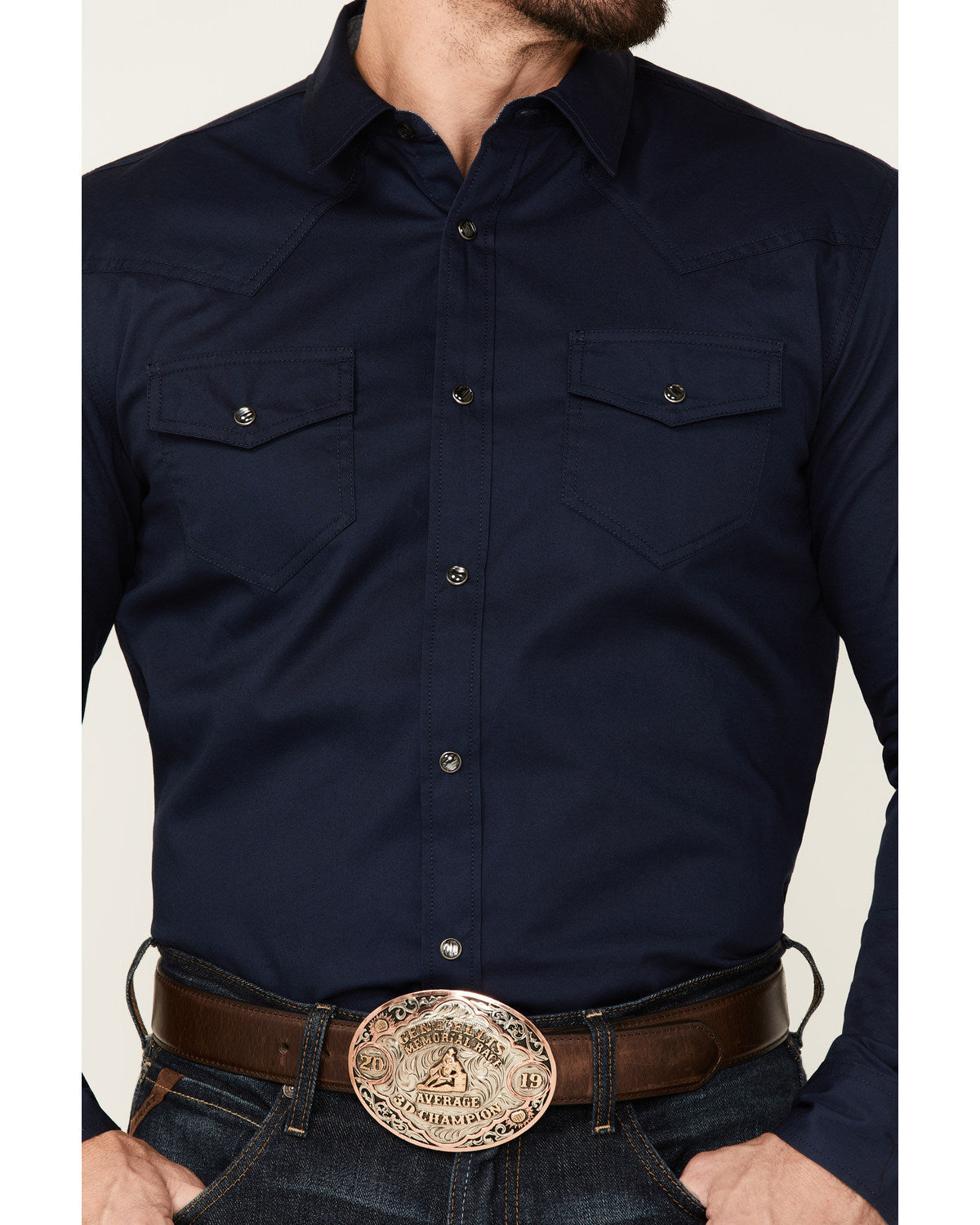 Cody James Men's Solid Treadstone Long Sleeve Pearl Snap Western Shirt