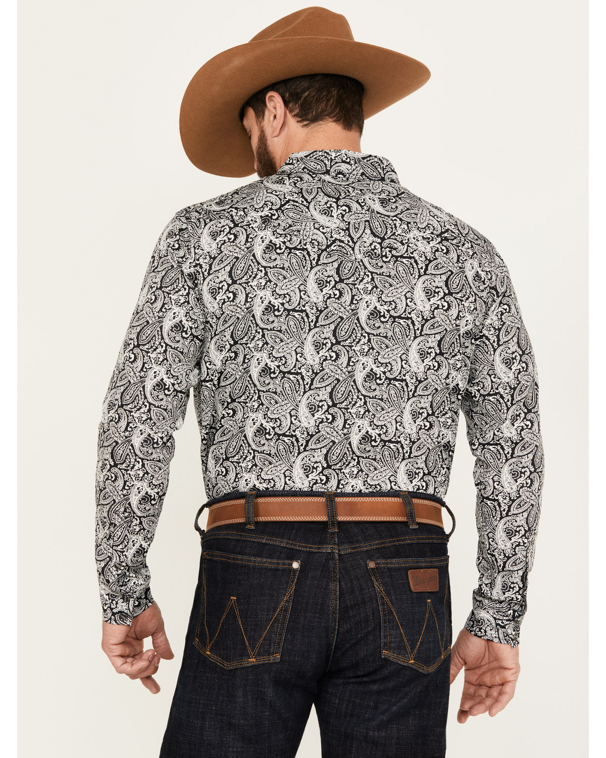 Cody James Men's Mamba Paisley Print Long Sleeve Western Snap Shirt