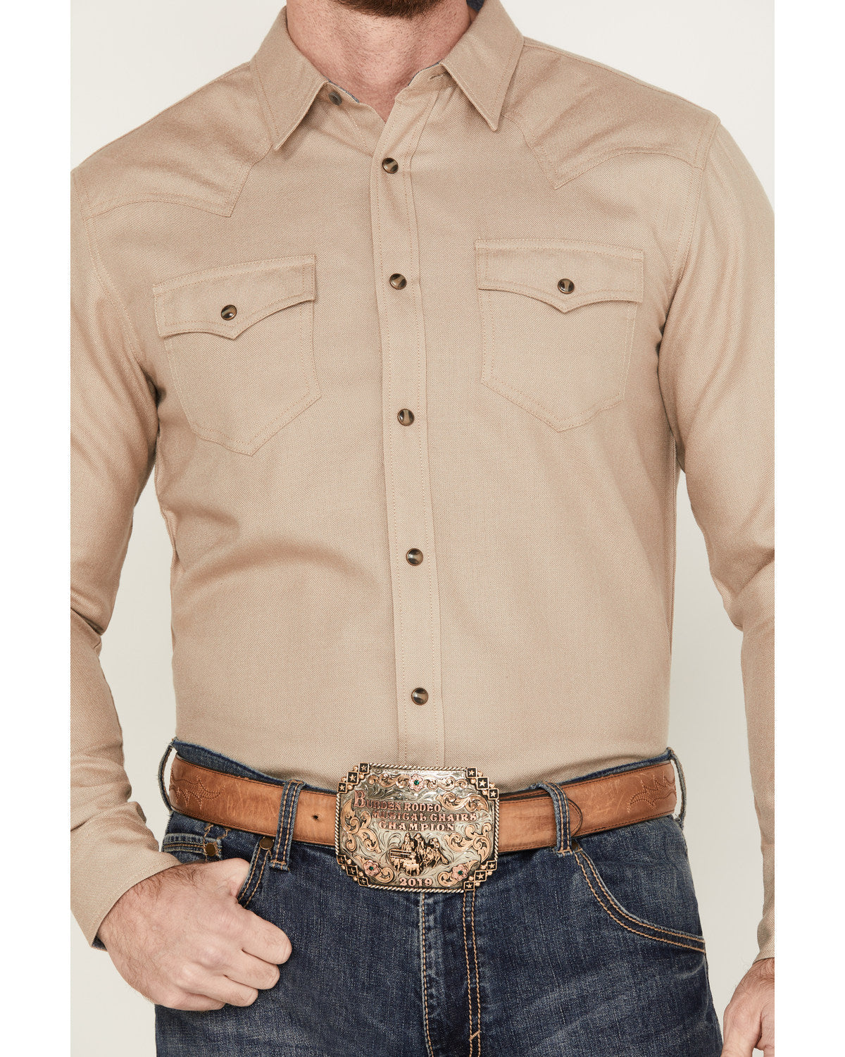 Cody James Men's Wooly Mammoth Western Long Sleeve Shirt