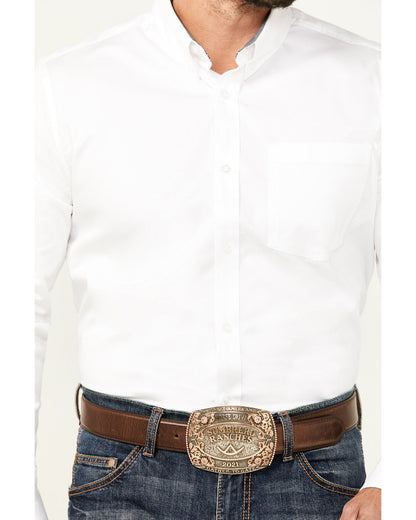 Cody James Men's Basic Twill Long Sleeve Button-Down Performance Weste