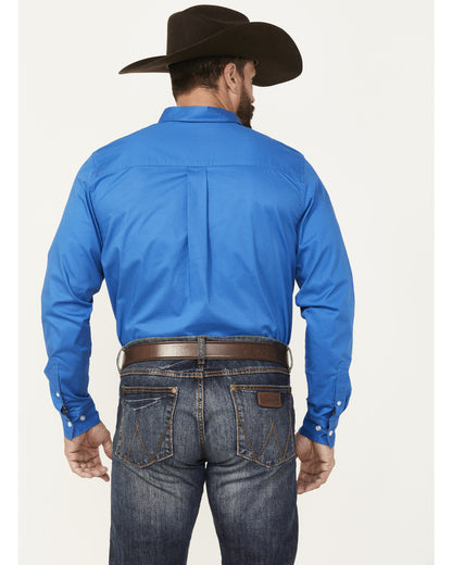 Cody James Men's Basic Twill Long Sleeve Button-Down Performance Weste
