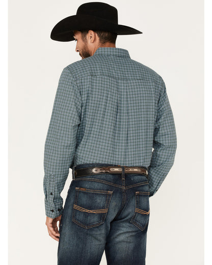 Cody James Men's Small Plaid Button Down Western Shirt