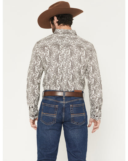 Cody James Men's Dagget 2.0 Paisley Print Long Sleeve Button-Down Stre