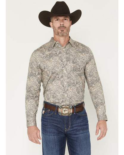 Cody James Men's Neverland Paisley Print Long Sleeve Button-Down Stret