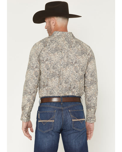 Cody James Men's Neverland Paisley Print Long Sleeve Button-Down Stret