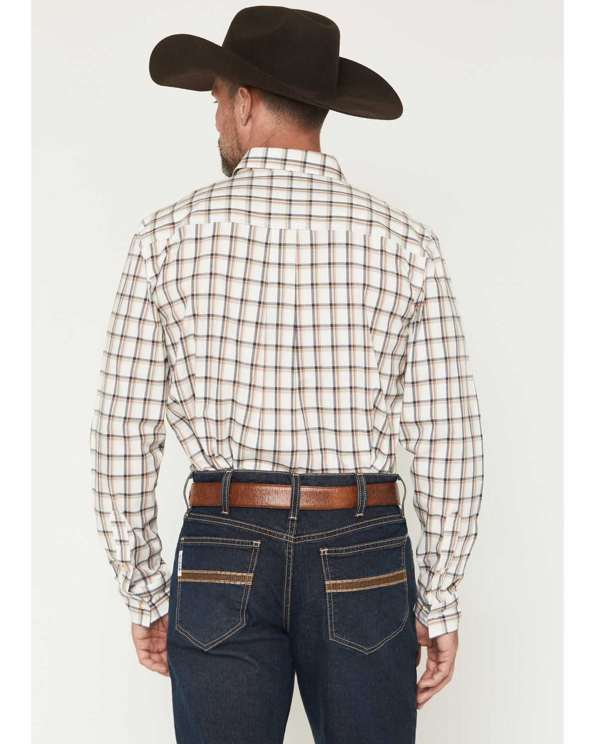 Cody James Men's Vista Range Plaid Print Long Sleeve Button-Down Weste