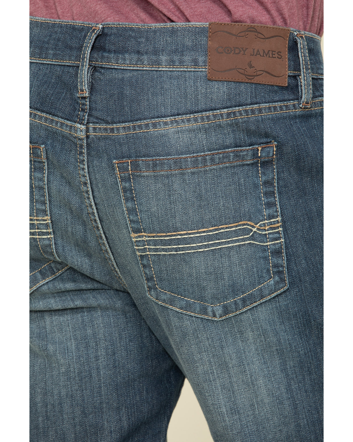 Cody James Men's Sheridan Wash Jackson Slim Straight Stretch Denim Jea