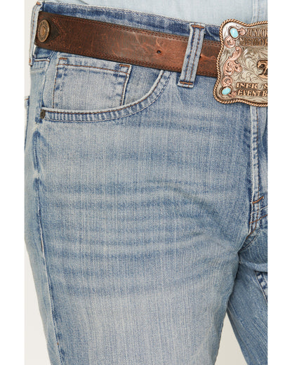 Cody James Men's Bronco Wash Yukon Relaxed Straight Stretch Denim Jean