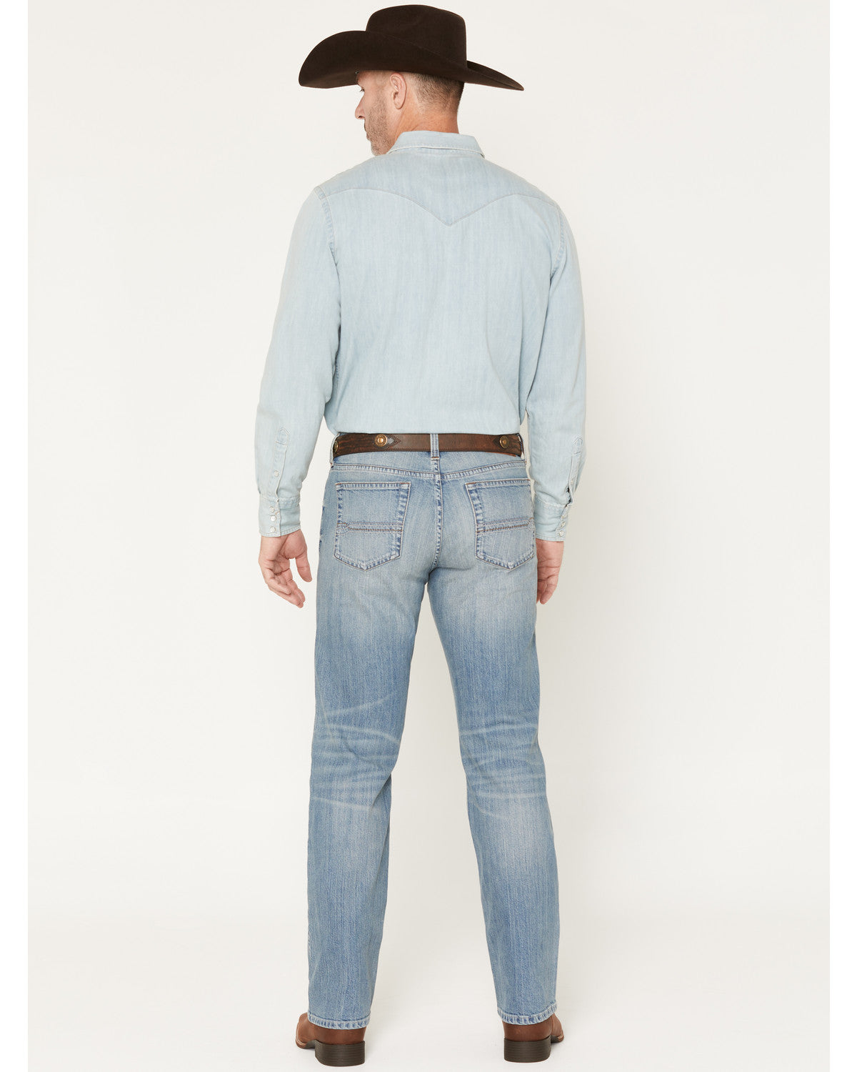 Cody James Men's Bronco Wash Yukon Relaxed Straight Stretch Denim Jean