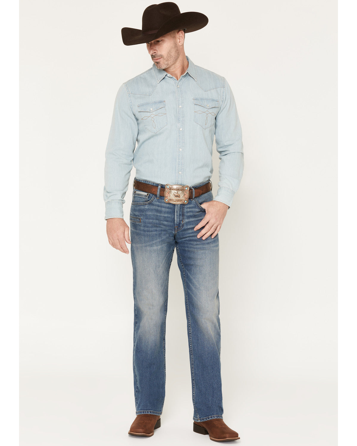 Cody James Men's Outrigger Wash Yukon Relaxed Straight Concealed Carry