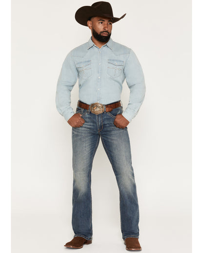 Cody James Men's Denver Wash Wyatt Slim Bootcut Stretch Denim Jeans