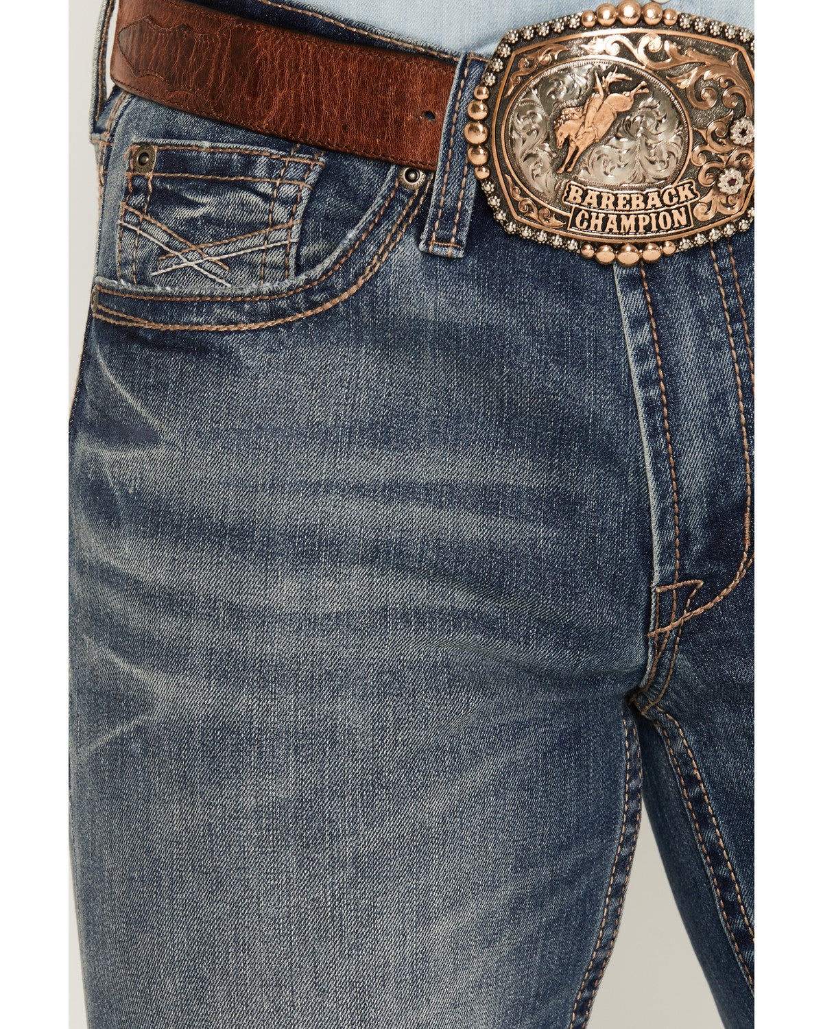Cody James Men's Denver Wash Wyatt Slim Bootcut Stretch Denim Jeans