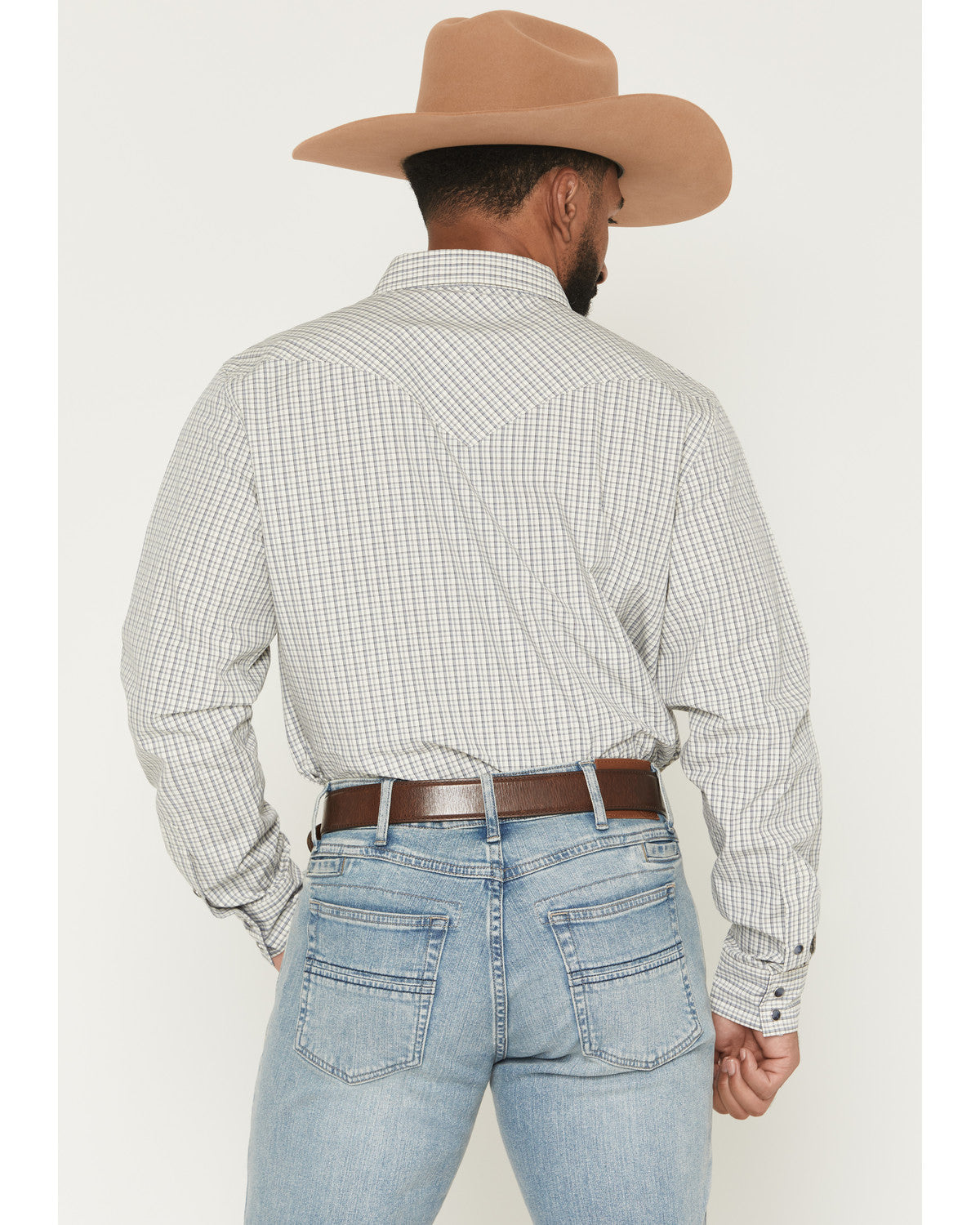 Cody James Men's Carson Plaid Print Long Sleeve Snap Western Shirt