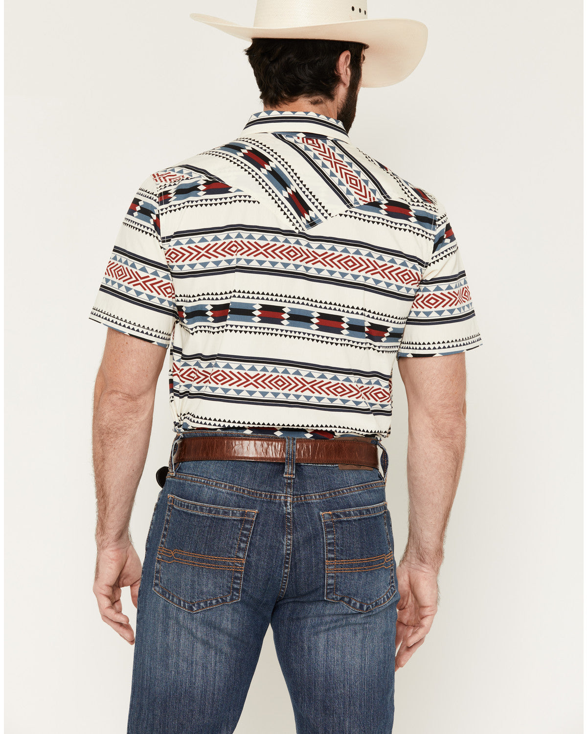 Cody James Indian Summer Southwestern Print Short Sleeve Snap Western