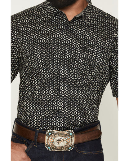 Cody James Men's Shiloh Micro Floral Print Short Sleeve Button-Down St
