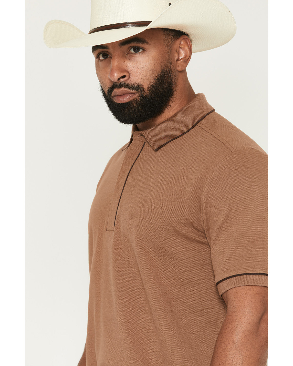 Cody James Black 1978® Men's Cooper Solid Short Sleeve Stretch Polo