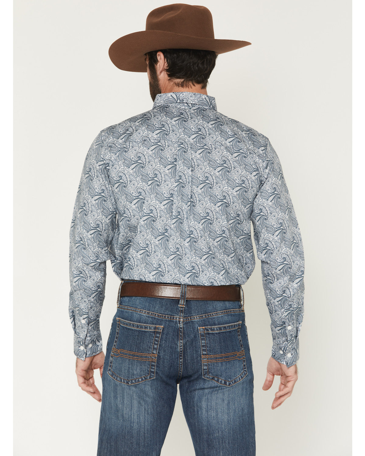 Cody James Men's Zeke Paisley Print Long Sleeve Button-Down Stretch We