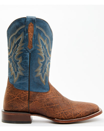 Cody James Men's Elephant Print Western Boots - Broad Square Toe