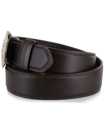 Cody James Men's Bullet Buckle Leather Belt