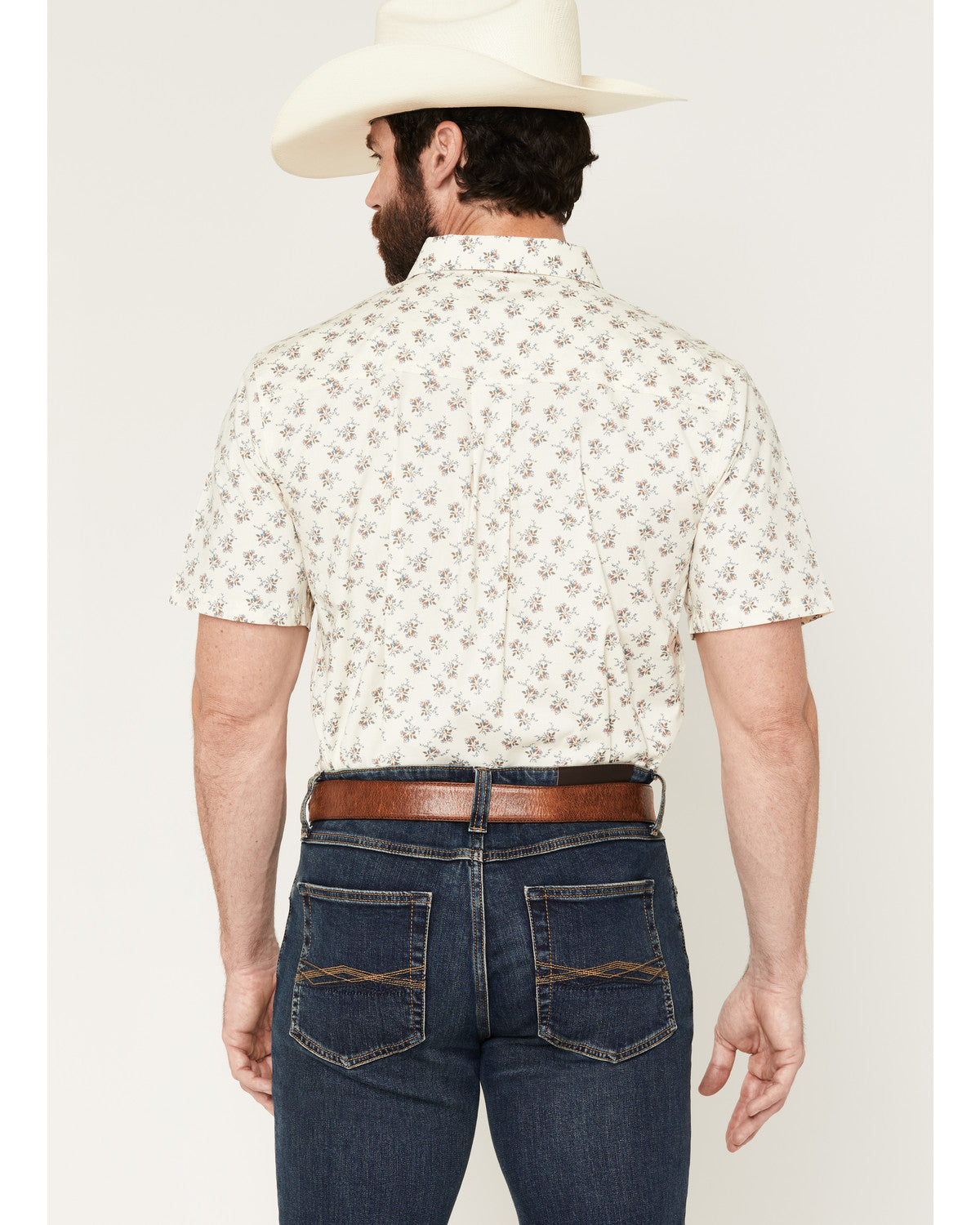 Cody James Men's Off Chute Floral Print Short Sleeve Button-Down Stret