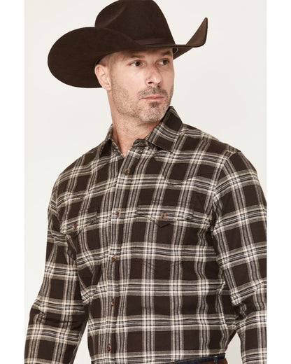 Cody James Black 1978® Men's McCone Plaid Print Long Sleeve Button-Dow