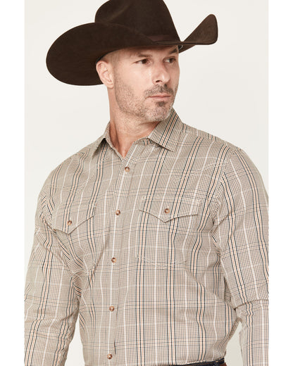 Cody James Black 1978® Men's Pondera Plaid Print Long Sleeve Button-Do