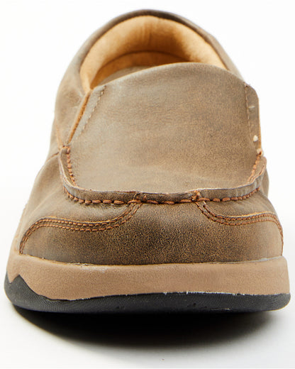 Cody James Men's Trust Me Beaned Slip-On Casual Oxford Shoes - Moc Toe