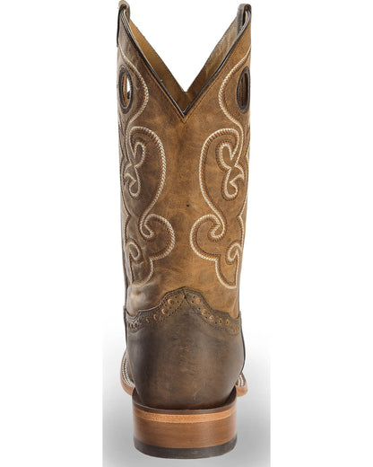 Cody James Men's Saddle Vamp Western Boots - Broad Square Toe